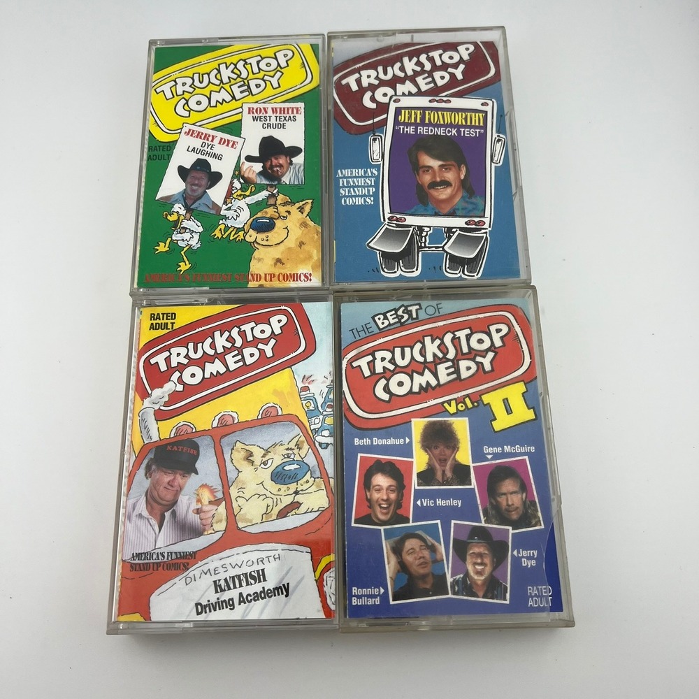Truck Stop Comedy Cassette Lot Jeff Foxworthy Jerry Clower Stand Up